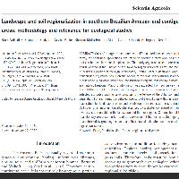  Landscape and soil regionalization in southern Brazilian Amazon and contiguous areas: methodology and relevance for ecological studies 