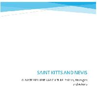 Saint Kitts and Nevis Climate resilient agriculture : policies, strategies and actions
