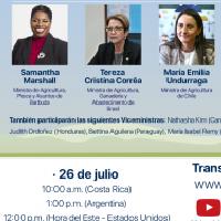 I Foro de Ministras y Viceministras de Agricultura de las Américas “Las Mujeres al frente de la Transformación de los Sistemas Agroalimentarios”