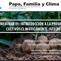 Webinar 1: Introducción a la producción de cultivos climáticamente inteligentes