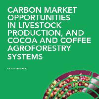Carbon Market Opportunities in livestock production, and cocoa and coffee agroforestry systems. An analysis of opportunities in Latin America and the Caribbean