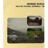 Informes técnicos Valle del Polochic, Guatemala 1992