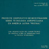 Proyecto Cooperativo de investigación sobre Tecnología Agropecuaria en América Latina 