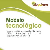 Modelo tecnológico para el cultivo de cebolla de rama (allium fistulosum l) en el departamento de Boyacá-