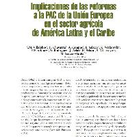 Implicaciones de las reformas a la PAC de la Unión Europea en el sector agrícola de América Latina y el Caribe
