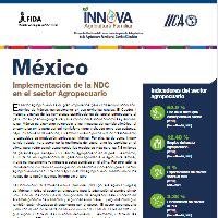México. Implementación de la NDC en el Sector Agropecuario