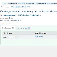Catálogo de instrumentos y herramientas de cooperación técnica del IICA 