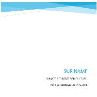 Suriname Climate resilient agriculture : policies, strategies and actions