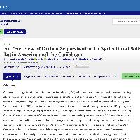 An Overview of Carbon Sequestration in Agricultural Soils of Latin America and the Caribbean