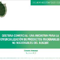 Gestora comercial: una iniciativa para la comercialización de productos maderables y no maderables del bosque