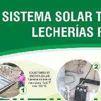 Sistema solar térmico para lecherías rurales