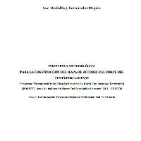 Propuesta metodológica para la construcción del mapa de actores del norte del semiárido larense