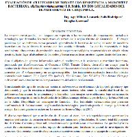 Evaluación de cultivares de tomate con resistencia a marchitez bacteriana (Ralstonia solacearum) E. F. Smith, en dos localidades del Departamento de Chiquimula