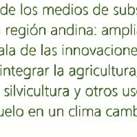 Foro GLF: Mejora de los medios de subsistencia en la región andina