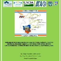 Análisis de la rentabilidad de un ciclo de producción del cultivo de frijol (Phaseolus vulgaris L.) con riego por goteo, en dos localidades del corredor seco de Guatemala, Guatemala, 2018