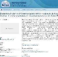 Evaluation of volumes of Ceratitis capitata larvae in exposure devices to Diachasmimorpha longicaudata in mass rearing conditions in Costa Rica