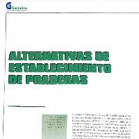 Alternativas de establecimiento de praderas