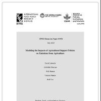 Modeling the impacts of agricultural support policies on emissions from agriculture