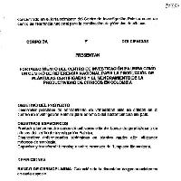 Fortalecimiento del Centro de Investigación Palmira como un centro de referencia nacional para la producción de plántulas certificadas y el mejoramiento de la productividad de cítricos en Colombia -