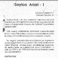 Soyica Ariari-1: variedad resistente al desgrane y buena altura de carga para la cosecha directa