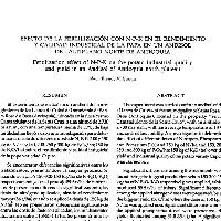 Efecto de la fertilización con N-P-K en el rendimiento y calidad industrial de la papa en un andisol del altiplano de Antioquia.-
