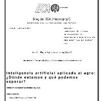 Inteligencia artificial aplicada al agro: ¿Dónde estamos y qué podemos esperar?