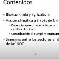 Conversatorio 2: Bioeconomía en el marco de las Contribuciones Nacionalmente Determinadas