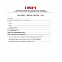 PROCINORTE Strategic Plan 2020-2025