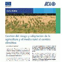 Gestión del riesgo y adaptación de la agricultura y el medio rural al cambio climático