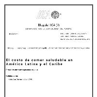 El costo de comer saludable en América Latina y el Caribe