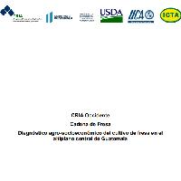 Diagnóstico agro-socioeconómico del cultivo de fresa en el altiplano central de Guatemala