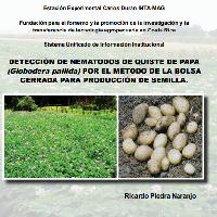 Detección de nematodos de quiste de papa (globodera pallida) por el método de la bolsa cerrada para producción de semilla