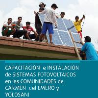 Capacitación e instalación de sistemas fotovoltaicos en las comunidades de Carmen del Emero y Yolosani