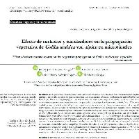 Efecto de sustratos y enraizadores en la propagación vegetativa de Coffea arabica var. típica en microtúneles