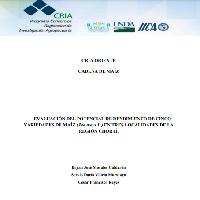 Evaluación del potencial de rendimiento de cinco variedades de maíz (Zea mays L.) en tres localidades de la región Chortí