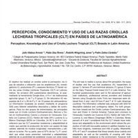 Los sistemas ganaderos con lechero criollo tropical (Reyna) en Costa Rica