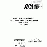 Dirección y dinamismo del comercio agroalimentario de las Américas 1994-1998