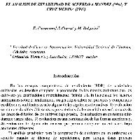 El analisis de estabilidad de acuerdo a Mandel (1961) y Cruz Medina (1992)
