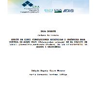 Efecto de cinco formulaciones biológicas y orgánicas para el control de ácaro rojo (Tetranychus urticae) en el cultivo de loroco (Fernaldia pandurata Woodson) en los departamentos de Zacapa y Chiquimula