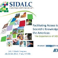Facilitating access to scientific knowledge in the Americas: The experience of SIDALC