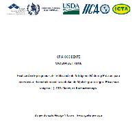Evaluación de programas de fertilización de Nitrógeno, Fósforo y Potasio, para incrementar el rendimiento de la variedad de frijol de grano negro (Phaseolus vulgaris L.) ICTA Chortí, en Huehuetenango