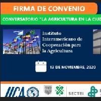 Firma de Convenio de Colaboración IICA - IRC