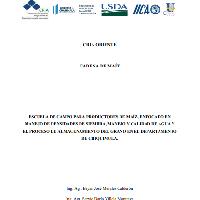 Escuela de campo para productores de maíz enfocado en manejo de densidades de siembra, manejo y calidad de agua y el proceso de almacenamiento del grano en el departamento de Chiquimula