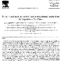 Experimental study on survival rates in two arboreal species from the Argentinean Dry Chaco