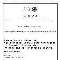 Potenciando el Comercio Agroalimentario: Guía para Aprovechar los Acuerdos Comerciales internacionales - Resumen Ejecutivo