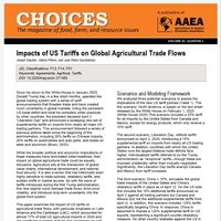 Impacts of US Tariffs on Global Agricultural Trade Flows