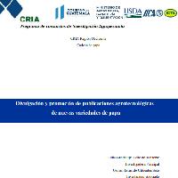 Divulgación y promoción de publicaciones agrotecnológicas de nuevas variedades de papa