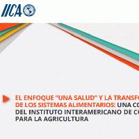 El enfoque “una salud” y la transformación de los sistemas alimentarios: una contribución del Instituto Interamericano de Cooperación para la Agricultura