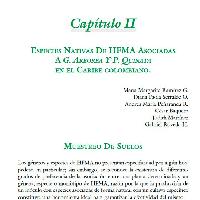 Especies nativas de HFMA asociadas a G. Arborea y P. Quinata en el caribe colombiano