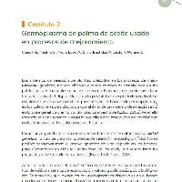 Germoplasma de palma de aceite usado en procesos de mejoramiento